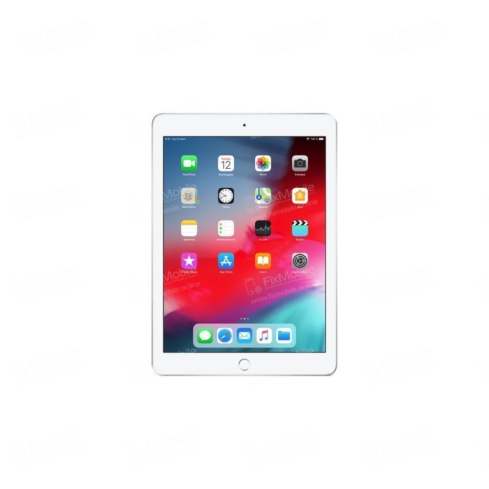 Тачскрин для Apple iPad 6 (2018) с черной кнопкой HOME (черный)