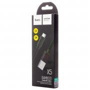 Кабель Hoco X5 (USB - Type-C) черный — 2