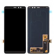 Дисплей с тачскрином для Samsung Galaxy A8 Plus (2018) A730F (черный) (AAA) TFT