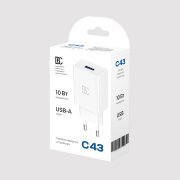 Сетевое зарядное устройство BC C43 USB (белое) — 2