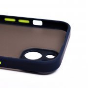 Чехол-накладка - PC041 для Apple iPhone 14 Plus (черно-фиолетовая) — 3