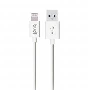 Кабель budi M8J02304 для Apple (USB - lightning) (белый)