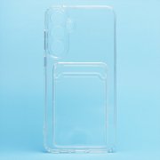 Чехол-накладка - SC276 с картхолдером для Samsung Galaxy A55 (A556E) (прозрачная) (228730) — 1