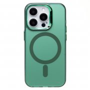 Чехол-накладка - SM025 SafeMag для Apple iPhone 15 Pro (232085) (зеленая) — 1