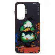 Чехол-накладка - SC335 для Samsung Galaxy A55 (A556E) (утка) (черная) (233023) — 1