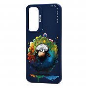 Чехол-накладка - SC335 для Samsung Galaxy A55 (A556E) (овечка) (темно-синяя) (232913) — 3