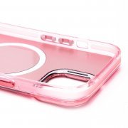Чехол-накладка SafeMag для Apple iPhone 15 (розовая) — 3