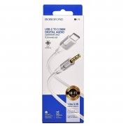 Кабель Borofone BL19 (Type C - 3.5mm) 100см (белый) — 2