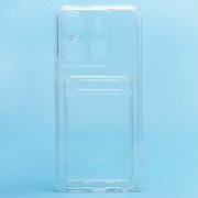 Чехол-накладка с картхолдером для TECNO Spark Go 2023 (прозрачная) — 1