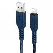Кабель Hoco X59 Victory (USB - lightning) (синий) — 1