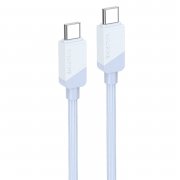 Кабель Borofone BX107 (Type C - Type C) 100см (синий) — 1