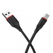 Кабель Borofone BX17 (USB - Type C) 100см (черный) — 3