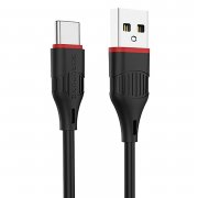 Кабель Borofone BX17 (USB - Type C) 100см (черный) — 1