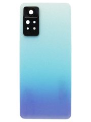 Задняя крышка для Xiaomi Redmi Note 11 Pro 5G (голубая) премиум