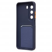 Чехол-накладка для Infinix Hot 50 5G (темно-синяя) — 2