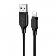 Кабель Borofone BX42 (USB - lightning) 100см (черный) — 1