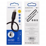 Кабель Borofone BX47 (USB - lightning) 100см (черный) — 2