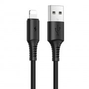 Кабель Borofone BX47 (USB - lightning) 100см (черный) — 1