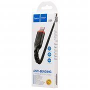Кабель Hoco X59 Victory (USB - lightning) 100см (черный) — 3