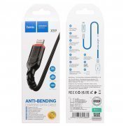 Кабель Hoco X59 Victory (USB - lightning) 100см (черный) — 2
