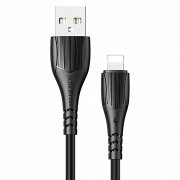 Кабель Borofone BX37 (USB - lightning) 100см (черный)