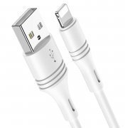 Кабель Borofone BX43 (USB - lightning) 100см (белый)