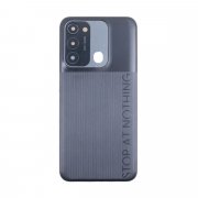 Задняя крышка для Tecno Spark Go 2022 (черная) — 2