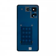 Задняя крышка для Xiaomi Poco C71 (черная) - Премиум