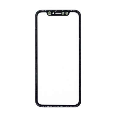 Стекло для Apple iPhone XR с пленкой OCA (черное) — 4