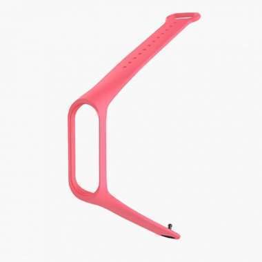 Ремешок для Xiaomi Mi Band 3 силиконовый (розовый) — 4