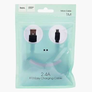 Кабель HOCO X13 Easy (USB - micro-USB) черный — 2