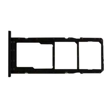 Контейнер SIM для Samsung Galaxy A02s (A025F) (черный) — 2