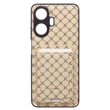 Чехол-накладка - SM022 c картхолдером для Realme C55 (226710) (белая) — 1