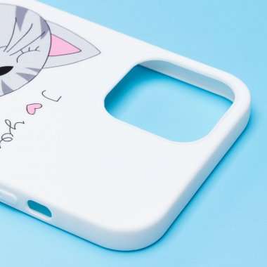 Чехол-накладка - SC302 для Apple iPhone 12 Pro Max (004) (белая) (рисунок) — 5