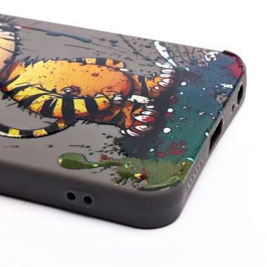 Чехол-накладка - SC335 для TECNO Spark 20 (тигр) (серая) — 4