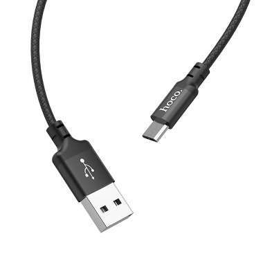 Кабель Hoco X14 (USB - micro USB) 200см (черный) — 5