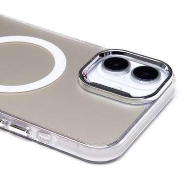 Чехол-накладка SafeMag для Apple iPhone 16 Plus (белая) — 5