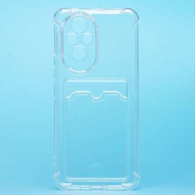 Чехол-накладка с картхолдером для Huawei Honor 200 (прозрачная) — 1
