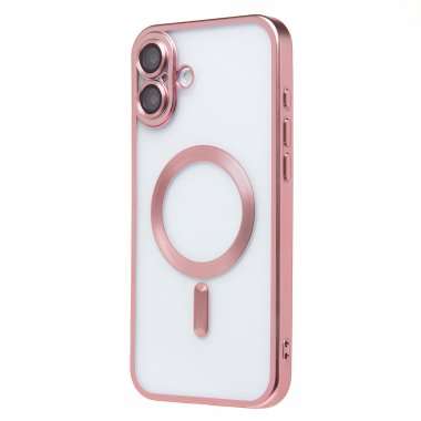 Чехол-накладка SafeMag для Apple iPhone 16 Plus (розовая) — 4
