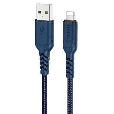 Кабель Hoco X59 Victory (USB - lightning) (синий) — 4