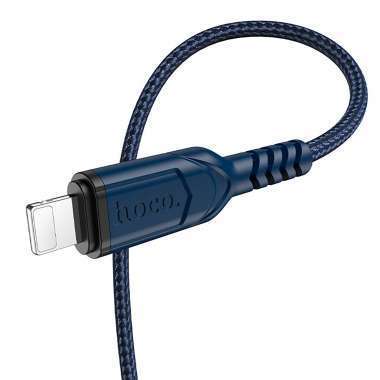 Кабель Hoco X59 Victory (USB - lightning) (синий) — 3