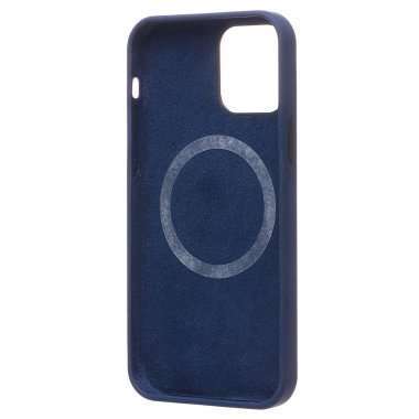 Чехол-накладка Silicone SafeMag с анимацией для Apple iPhone 12 Pro Max (синий омут) — 2