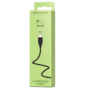 Кабель Borofone BX17 (USB - Type C) 100см (черный) — 2