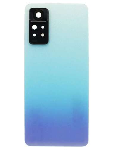Задняя крышка для Xiaomi Redmi Note 11 Pro 5G (голубая) премиум — 1