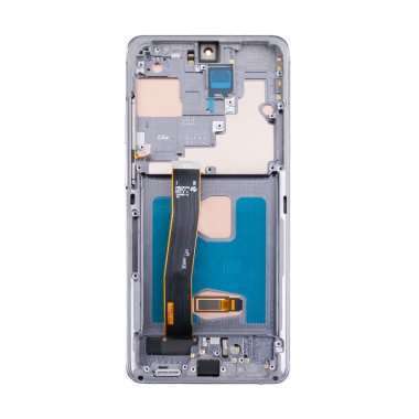 Дисплейный модуль с тачскрином для Samsung Galaxy S20 Ultra (G988B) (серый) (OLED)