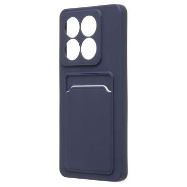 Чехол-накладка для Xiaomi 14T Pro (темно-синяя) — 4