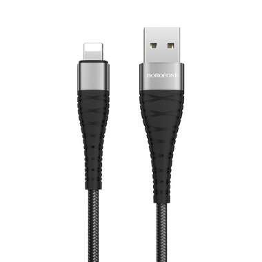 Кабель Borofone BX32 (USB - lightning) 100см (черный) — 1