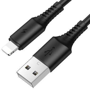 Кабель Borofone BX47 (USB - lightning) 100см (черный) — 6
