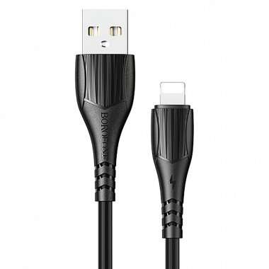 Кабель Borofone BX37 (USB - lightning) 100см (черный) — 1
