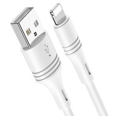 Кабель Borofone BX43 (USB - lightning) 100см (белый) — 1